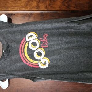 Kids Gray Sleeveless Top with Colorful Print